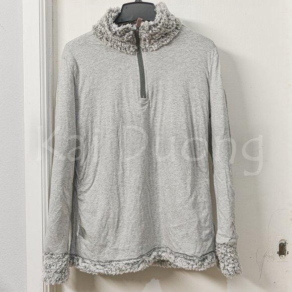 Weatherproof Vintage Ladies' Cozy Pullover‎ gray - Picture 6 of 7